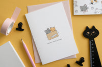 Cats Happy New Home Card