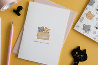 Cats Happy New Home Card