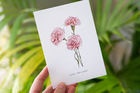 Carnation Floral Art Print