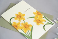 Daffodil Happy Birthday Card