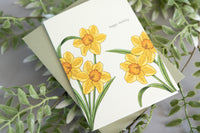 Daffodil Happy Birthday Card