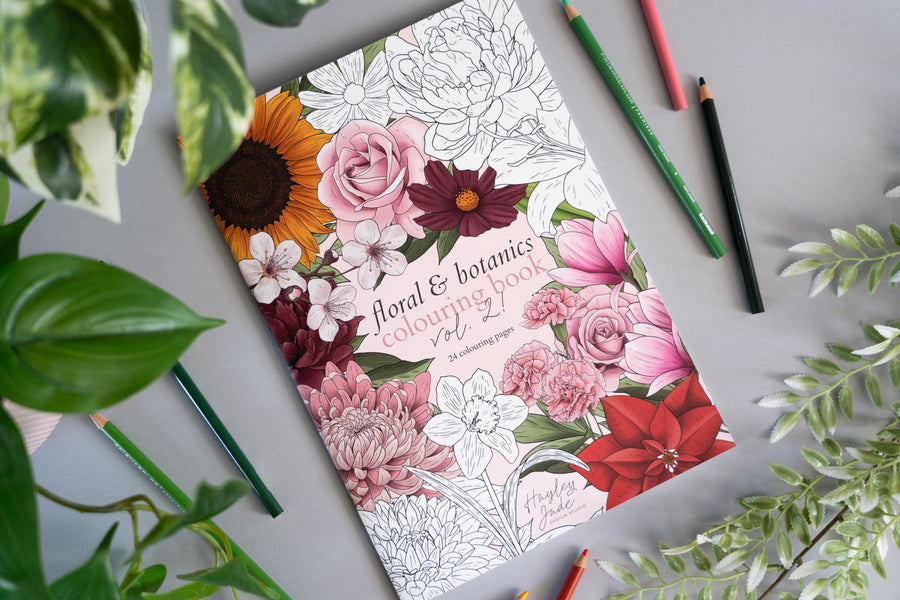 Floral Colouring Book Vol.2