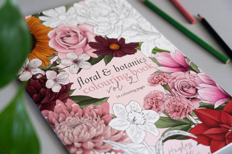 Floral Colouring Book Vol.2