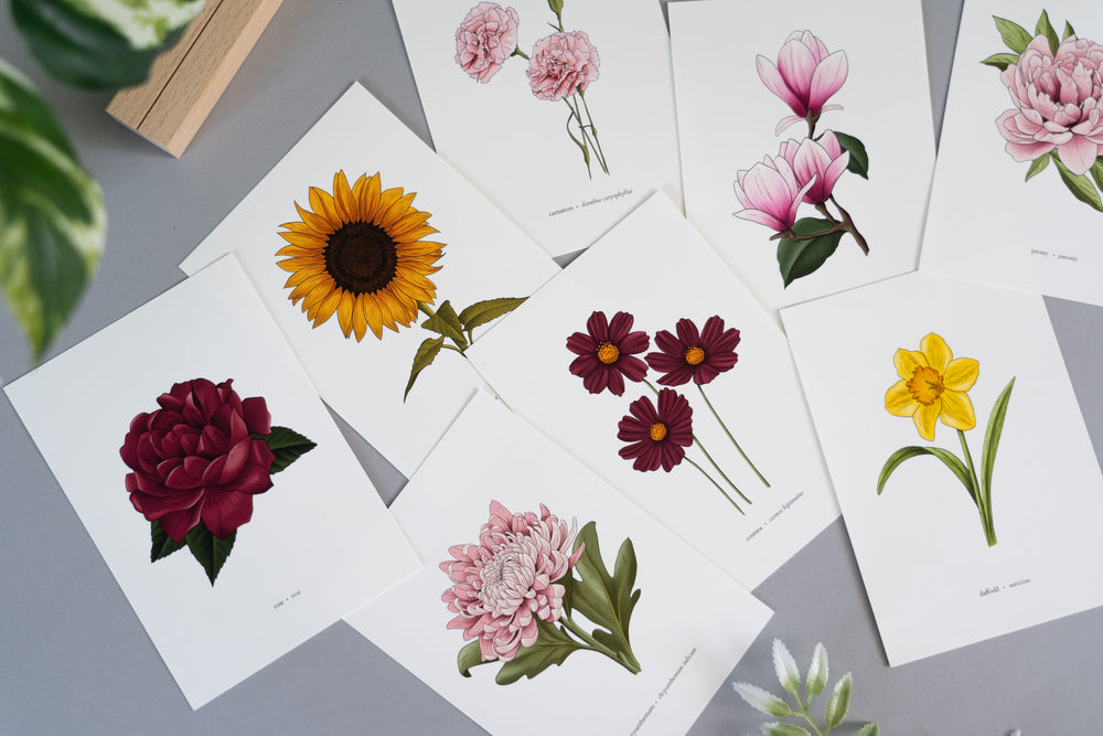 Floral Mini Print Set