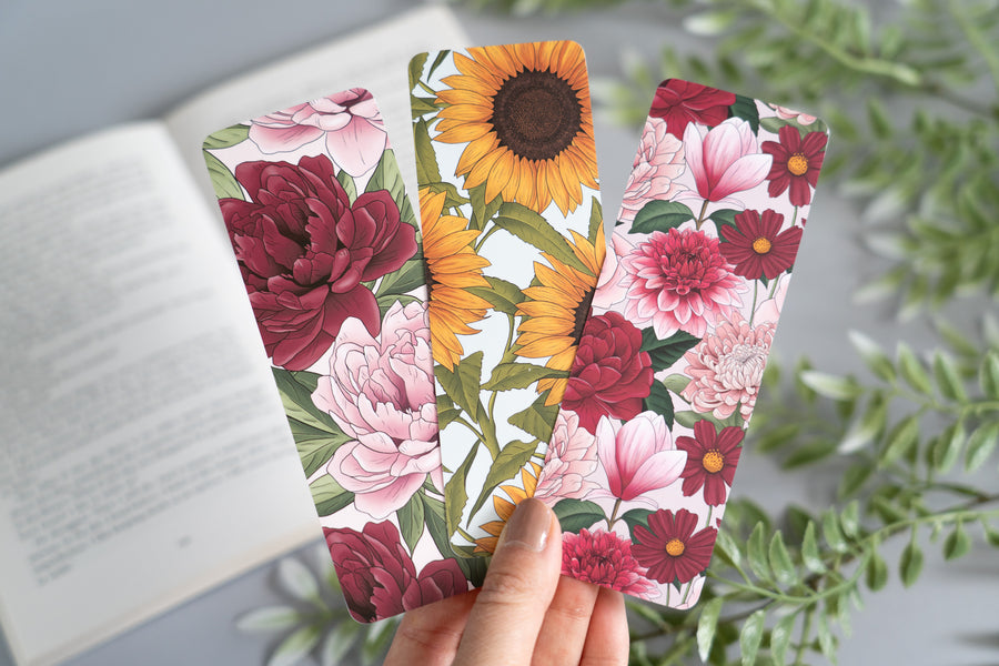 Floral Bookmark Set