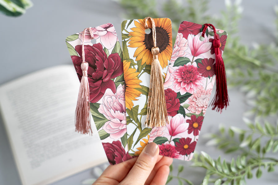 Floral Bookmark Set