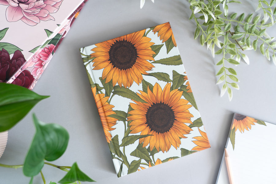 Sunflower Hardback Notebook