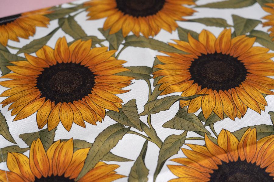 Sunflower Pattern Tea Towel