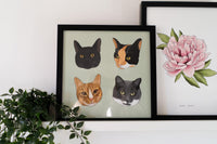 Cats Print