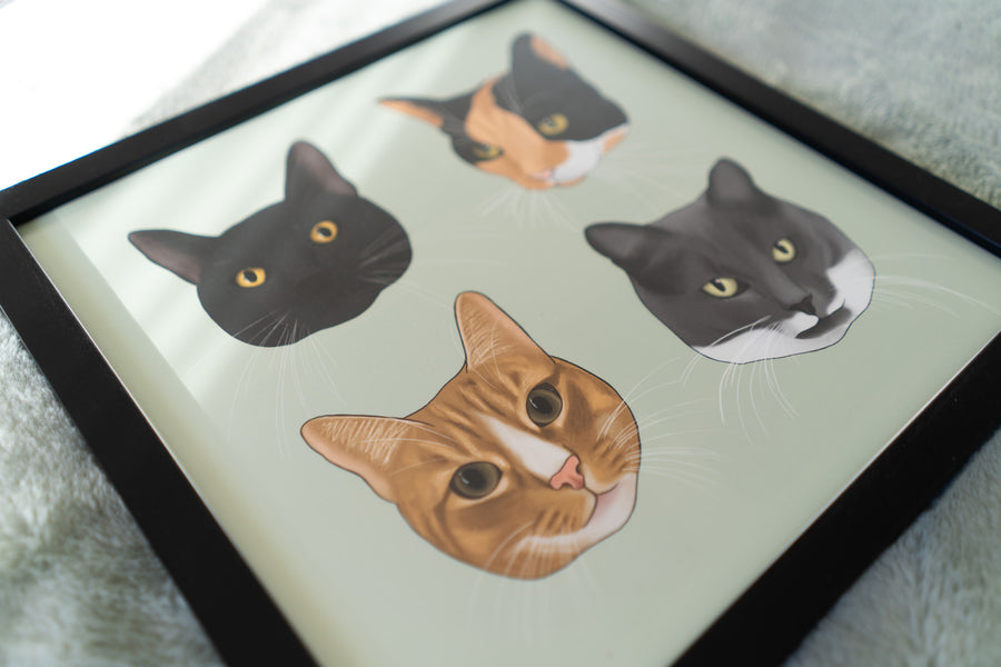 Cats Print