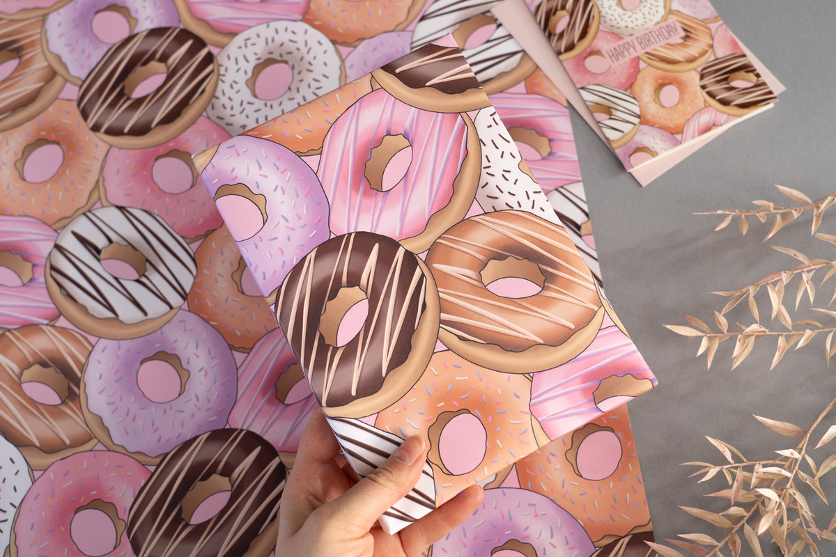 Doughnut Wrapping Paper