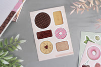 Biscuits A6 Sticker Sheet