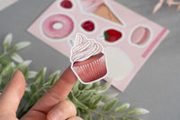 Sweet Treats A6 Sticker Sheet