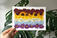 Rainbow of Flowers Print