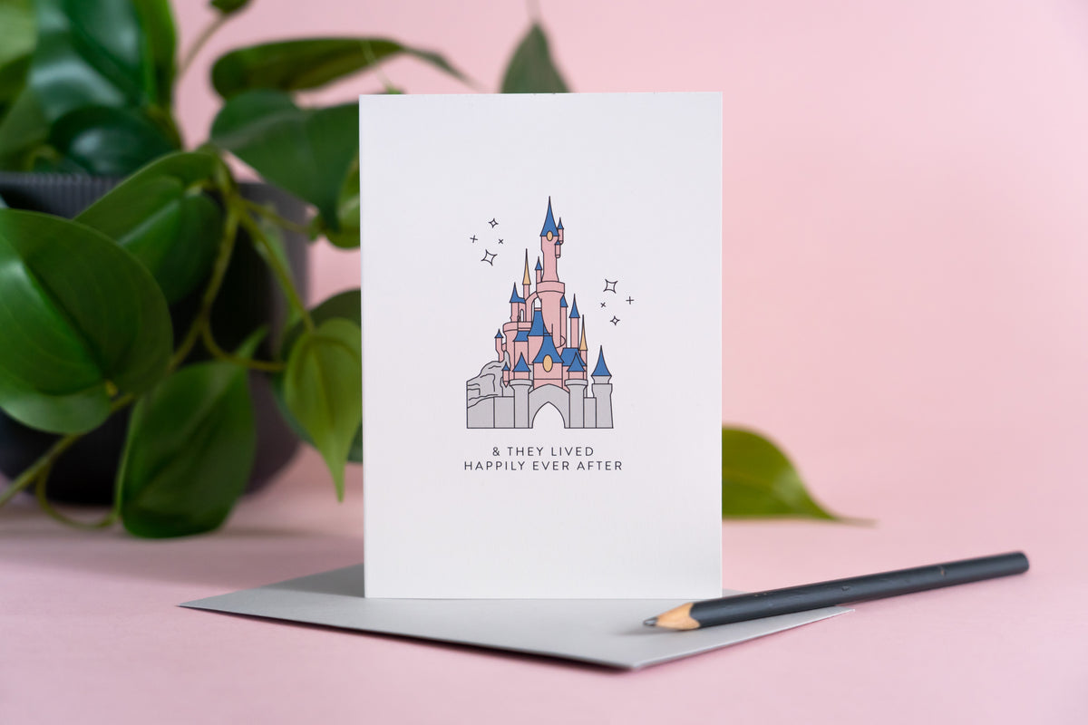Happily Ever After Paris Castle Card