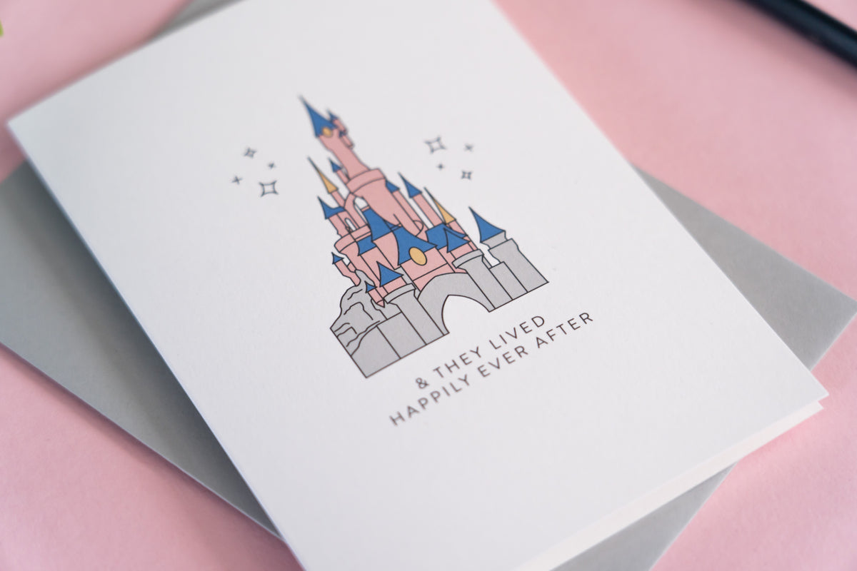 Happily Ever After Paris Castle Card