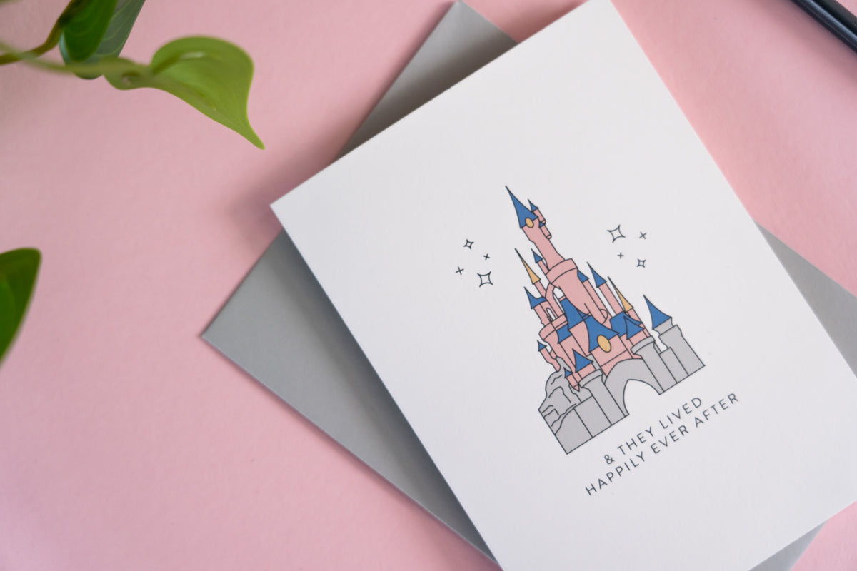 Happily Ever After Paris Castle Card