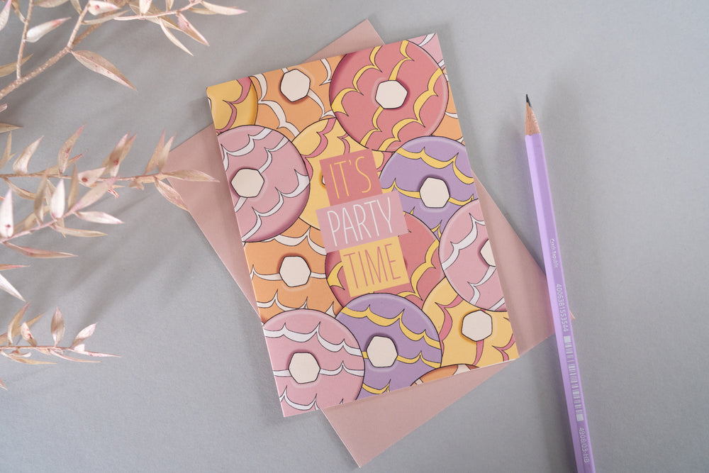 It's Party Time Party Rings Card
