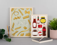 Popular Food Brands Art Print