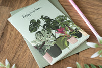 New Home Houseplants Card