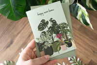 New Home Houseplants Card