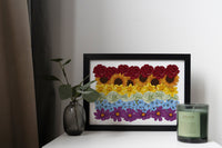 Rainbow of Flowers Print