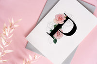 Rose Letter Card