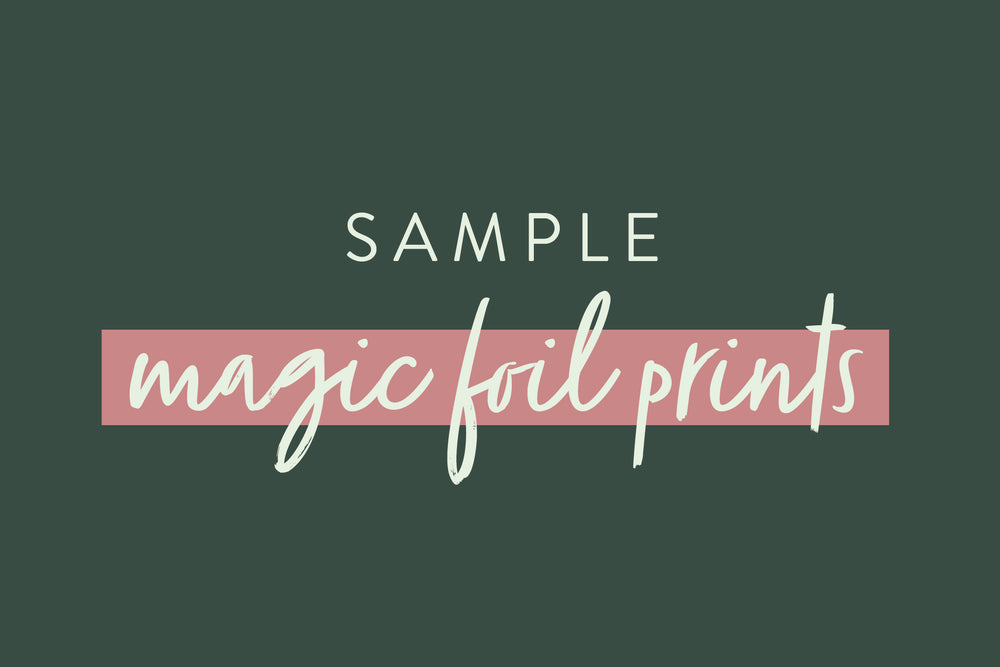 SECONDS & SAMPLES Foil Prints