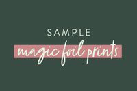 SECONDS & SAMPLES Foil Prints