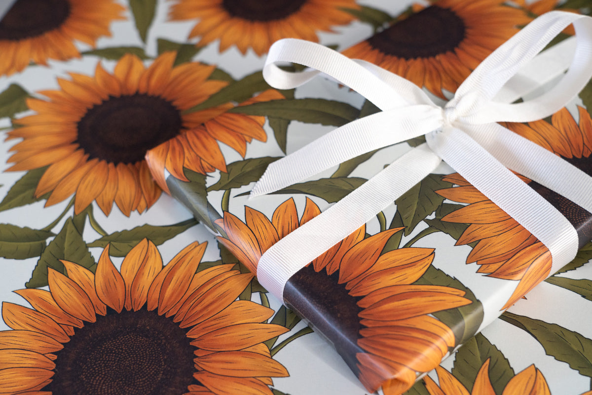 Sunflower Wrapping Paper