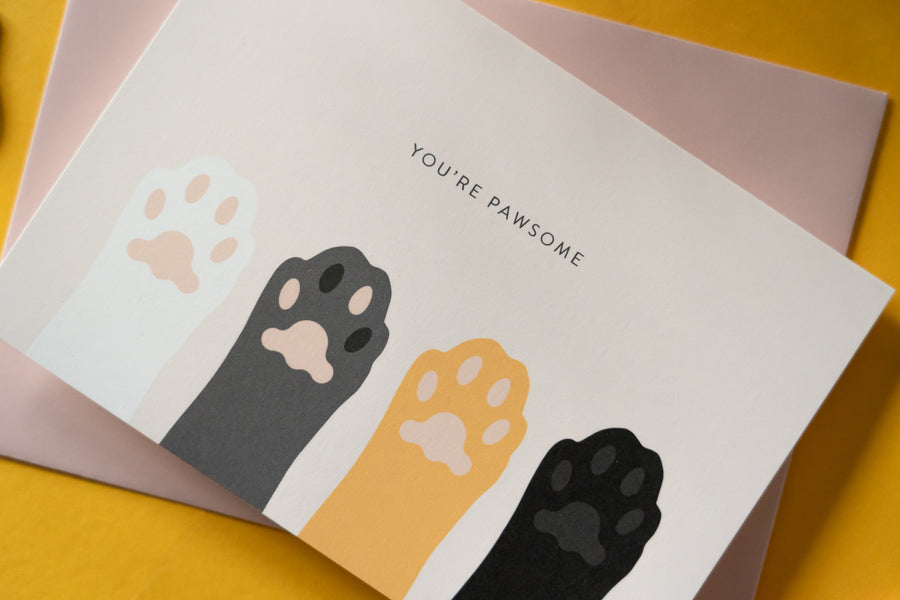 You're Pawsome Card