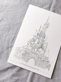 Paris Castle Print