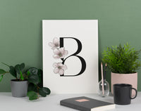 Blossom Personalised Letter Print