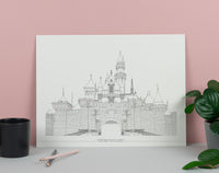 California Castle Print