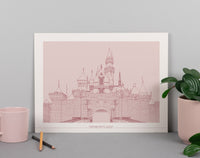 California Castle Print