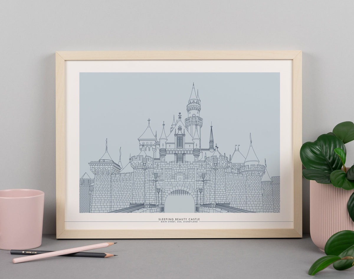 California Castle Print