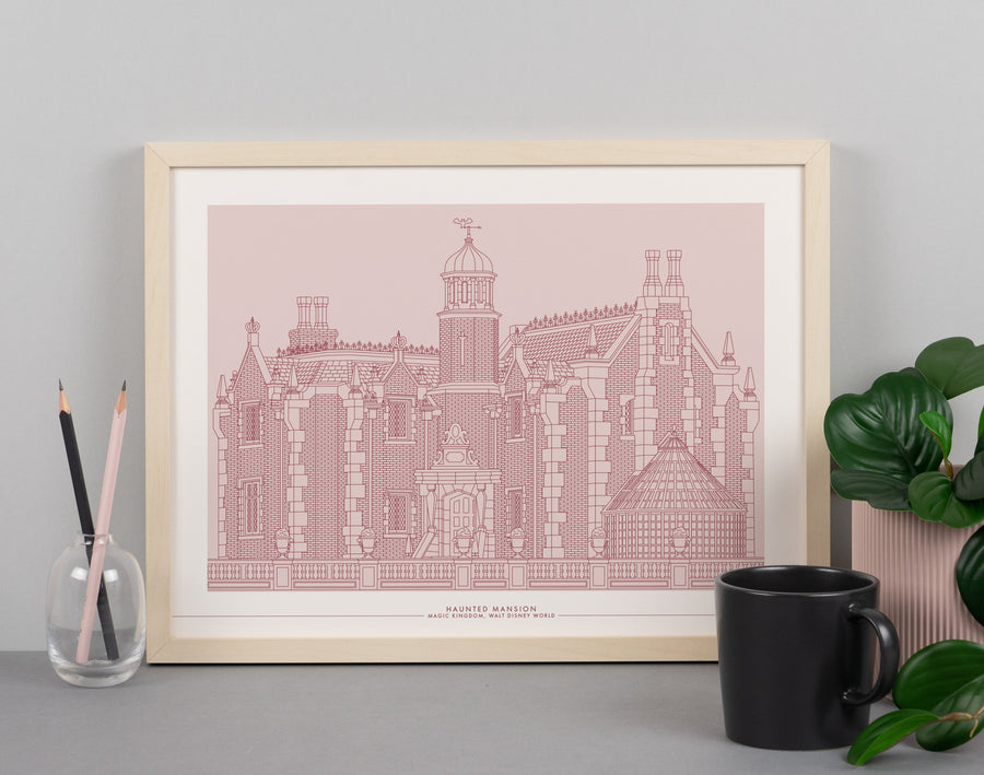 Haunted House Print