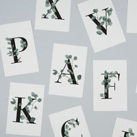 Eucalyptus Personalised Letter Print