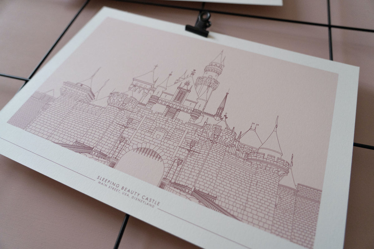 California Castle Print