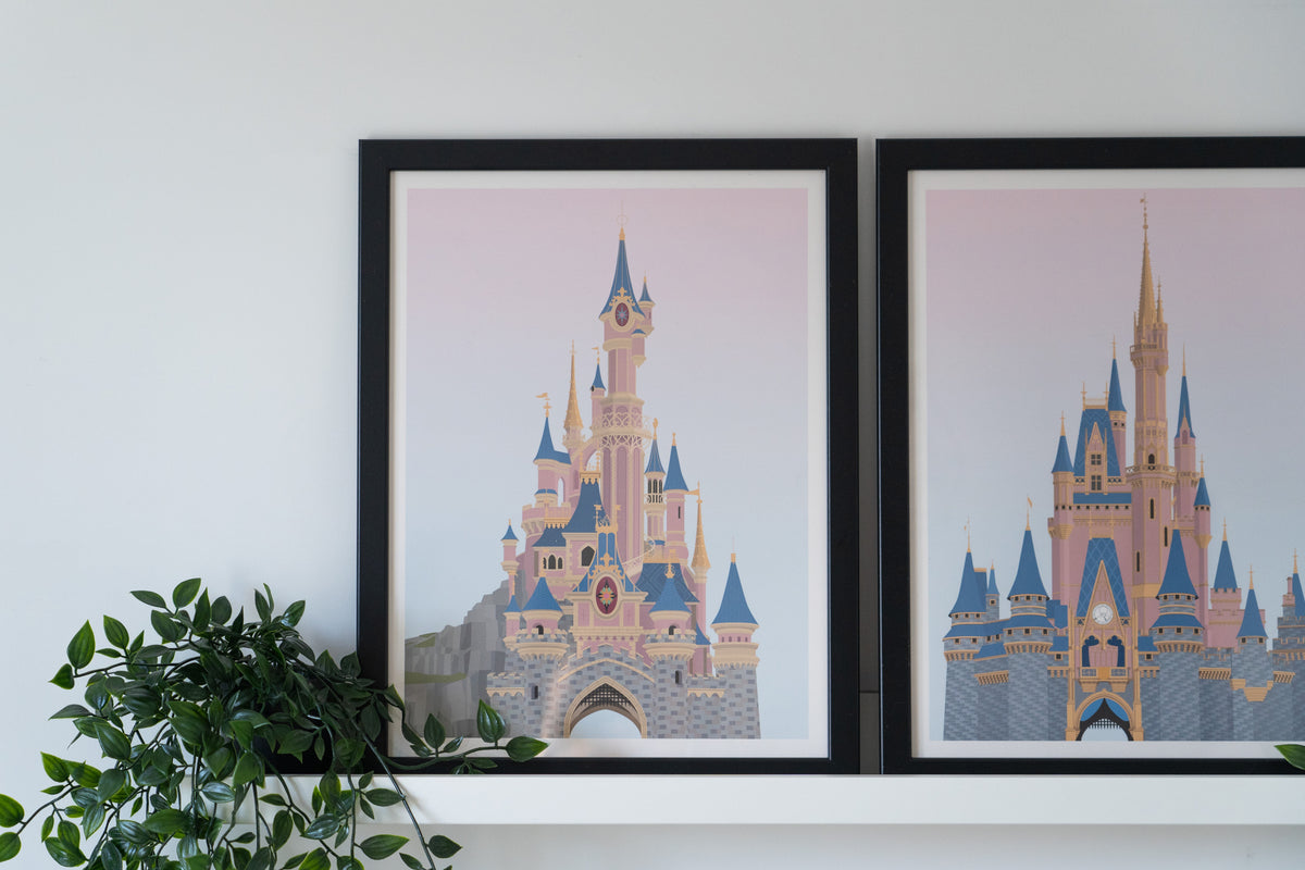 Castle Print Set of 2