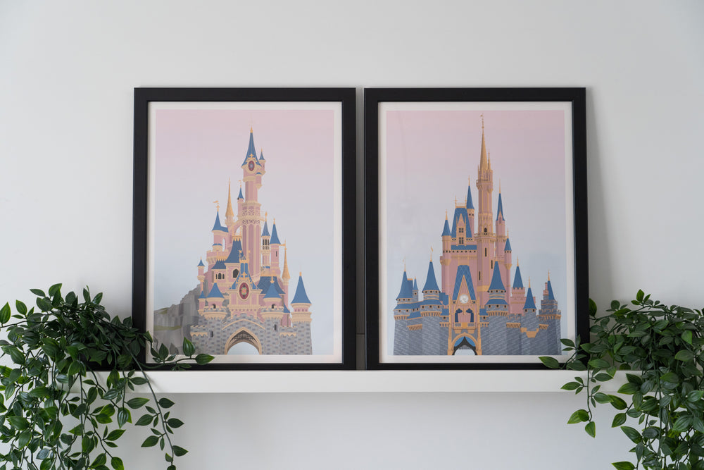 Castle Print Set of 2