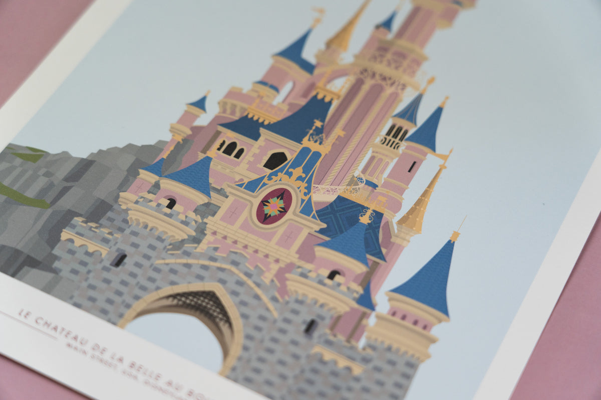 Paris Castle Print