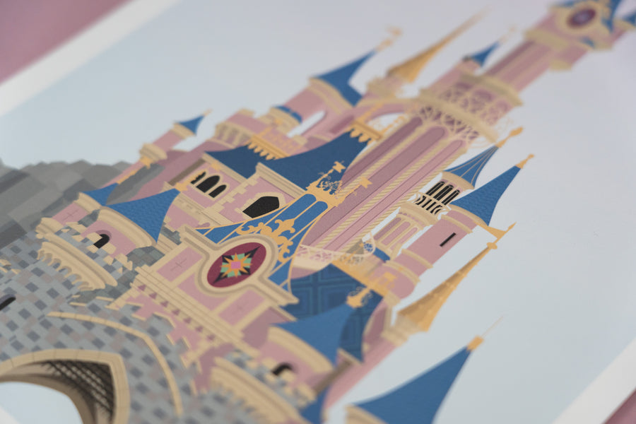 Paris Castle Print