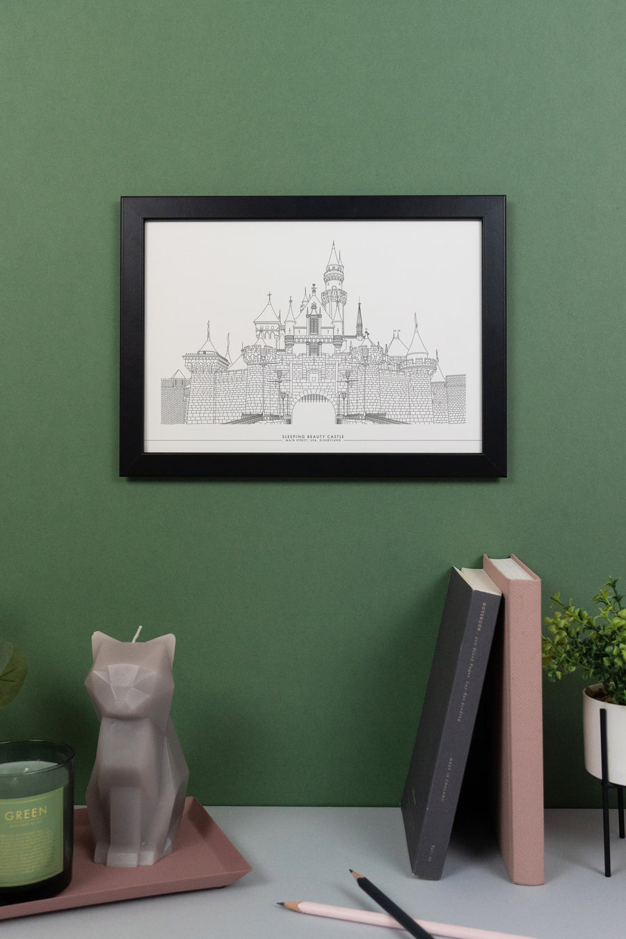 California Castle Print