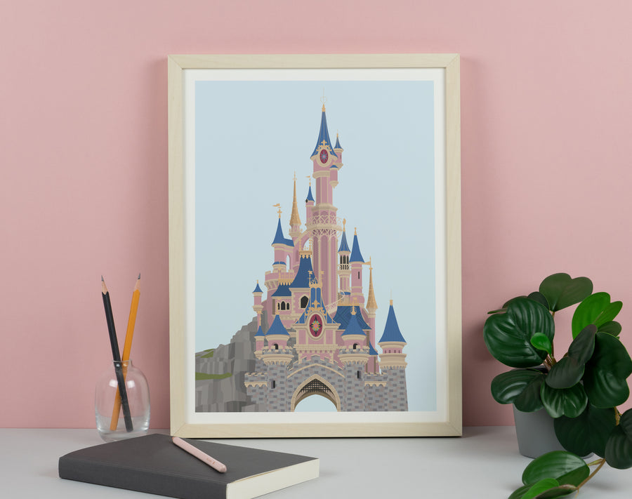 Paris Castle Print