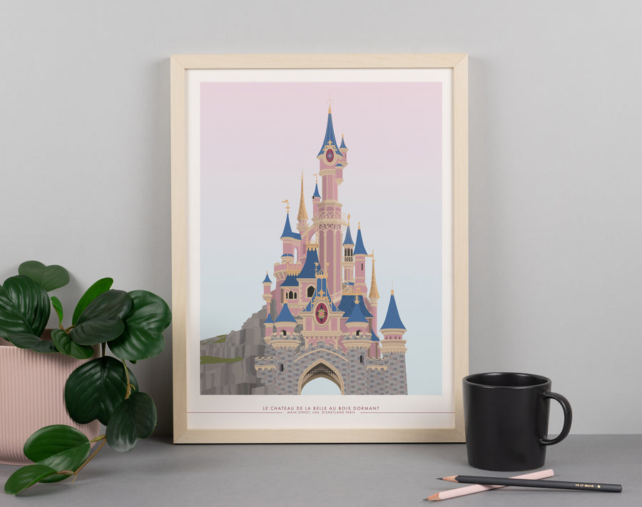 Paris Castle Print