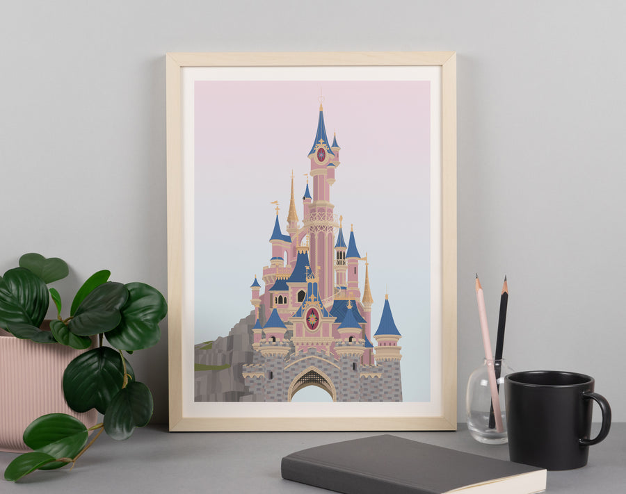 Paris Castle Print