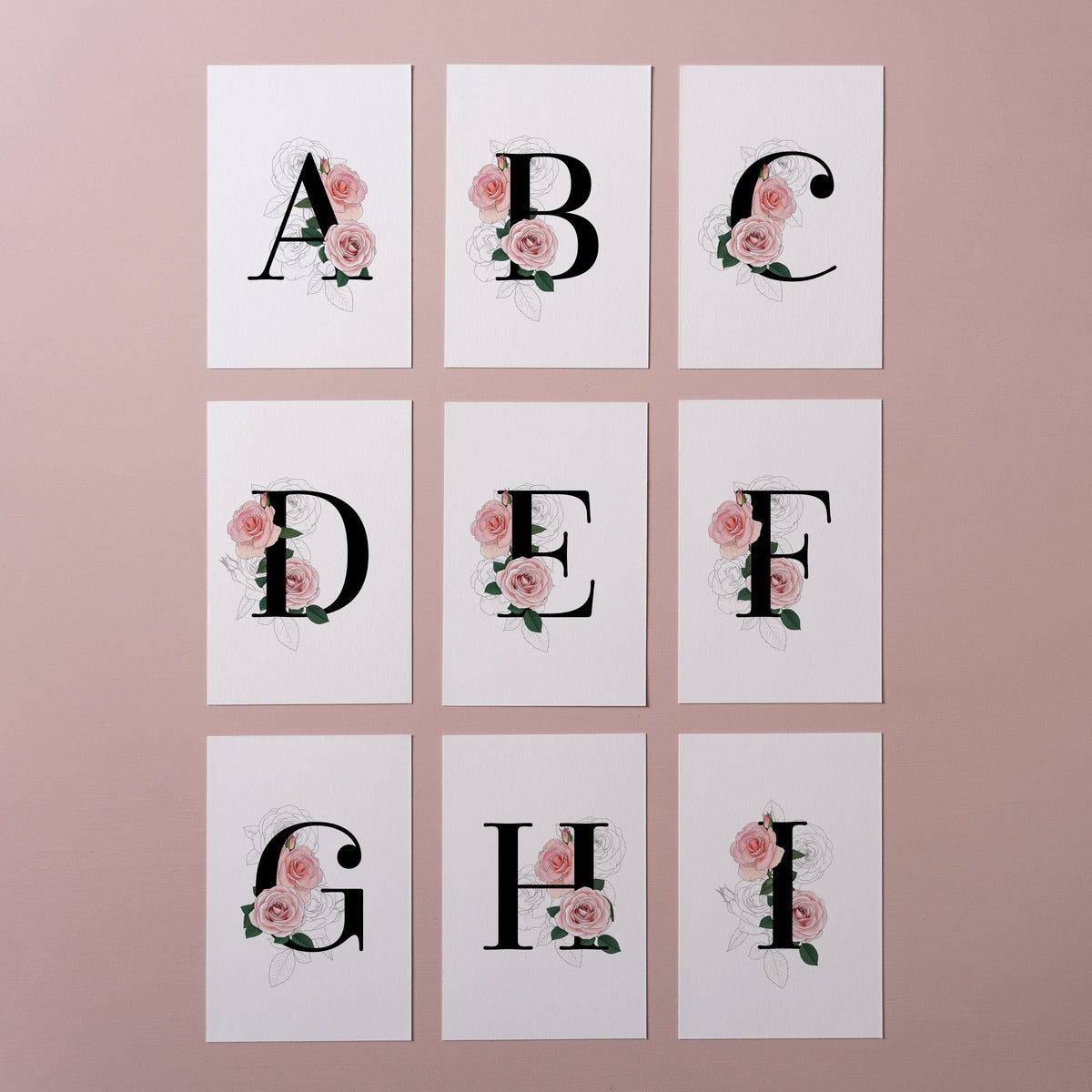 Rose Letter Card