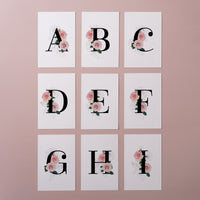 Rose Personalised Letter Print