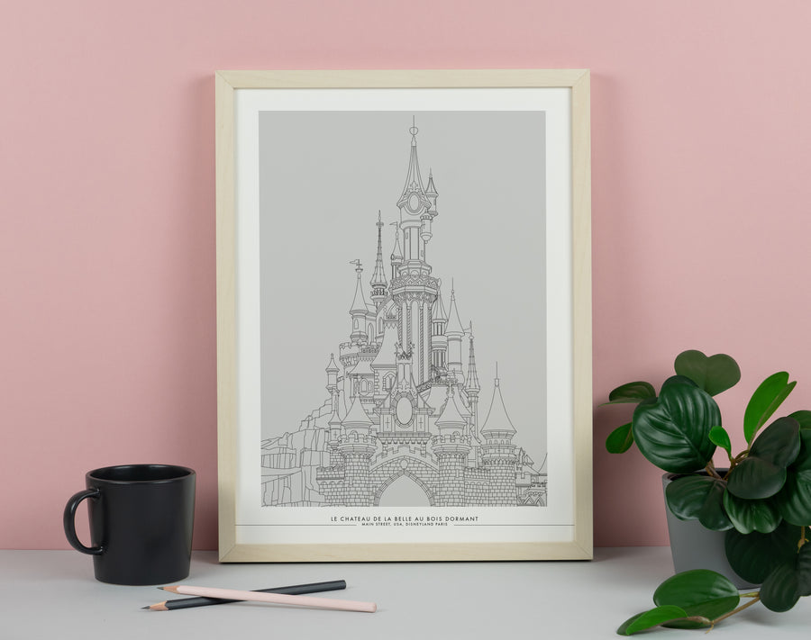 Paris Castle Print